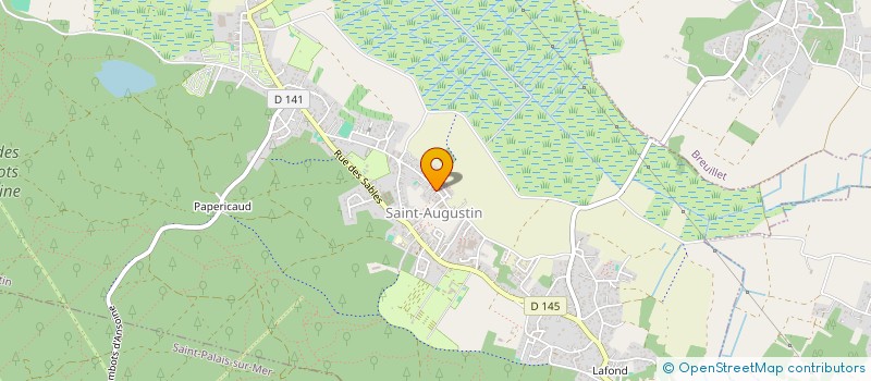 localisation de l'entreprise MONSIEUR TIMOTHEE BERTRAND  SAINT-AUGUSTIN