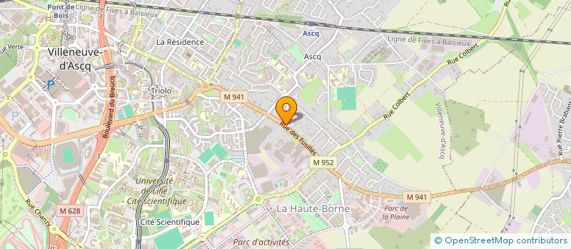 localisation de l'entreprise MONSIEUR TIMOTHEE BIENAIME  VILLENEUVE-D'ASCQ