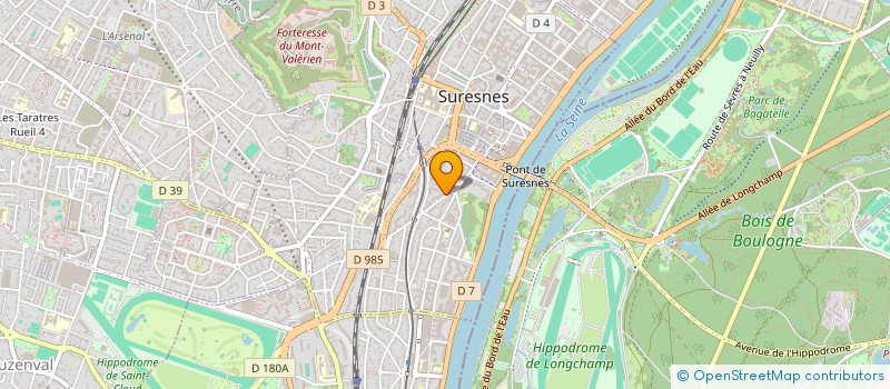 localisation de l'entreprise MONSIEUR TIMOTHEE BILODEAU à SURESNES