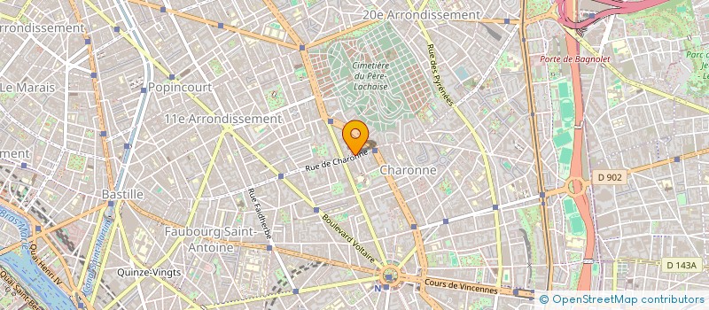 localisation de l'entreprise MONSIEUR TIMOTHEE BOIS  PARIS