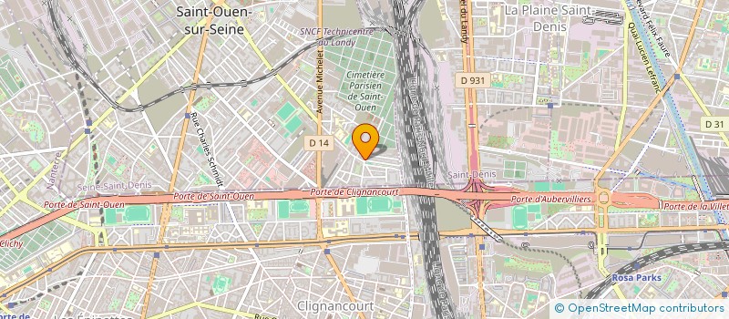 localisation de l'entreprise MONSIEUR TIMOTHEE BOURGUIGNON à SAINT-OUEN-SUR-SEINE