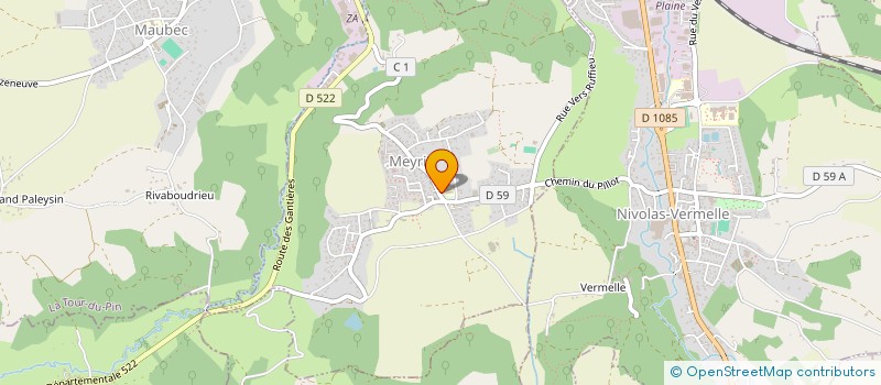 localisation de l'entreprise MONSIEUR TIMOTHEE BUFFAZ  MEYRIE