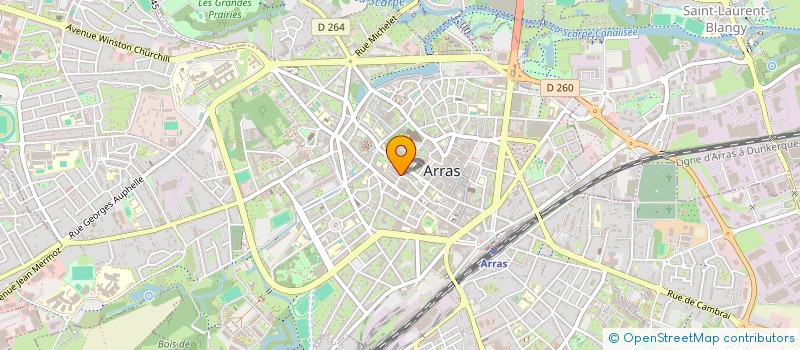 localisation de l'entreprise MONSIEUR TIMOTHEE BUQUET  ARRAS