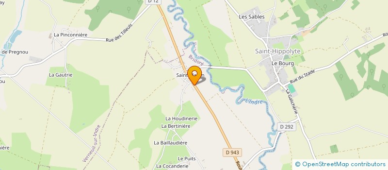 localisation de l'entreprise MONSIEUR TIMOTHEE CAILLAUD  BRIDORE