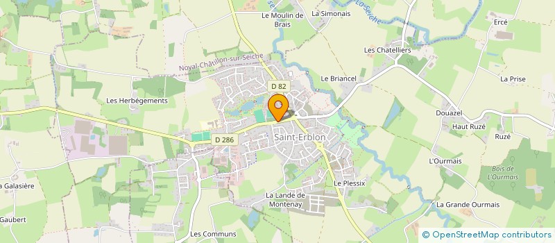 localisation de l'entreprise MONSIEUR TIMOTHEE CARRE  SAINT-ERBLON