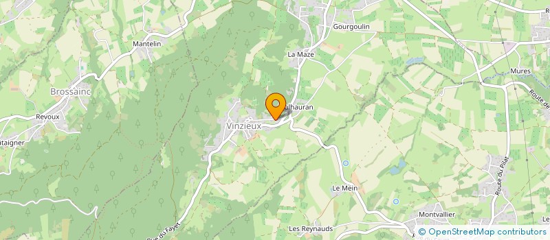 localisation de l'entreprise MONSIEUR TIMOTHEE CAVY  VINZIEUX