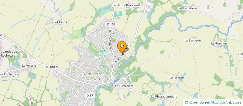 localisation de l'entreprise MONSIEUR TIMOTHEE CHAILLY à DOMPIERRE-SUR-YON