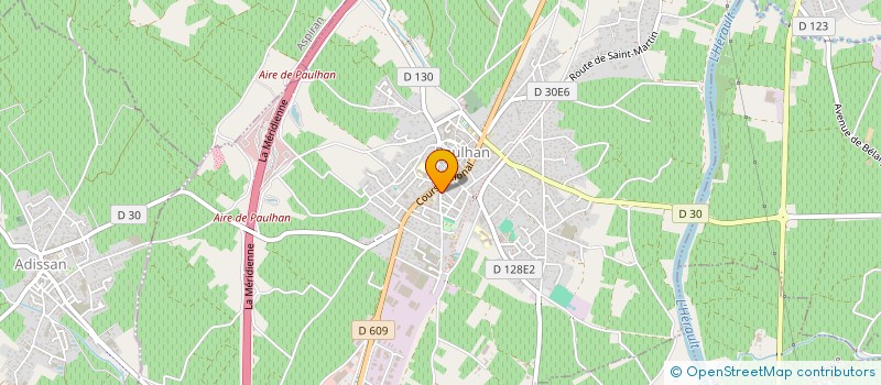 localisation de l'entreprise MONSIEUR TIMOTHEE CHARTREAU  PAULHAN