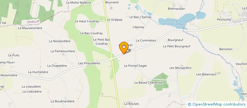 localisation de l'entreprise MONSIEUR TIMOTHEE CHAUVIN  BEDEE