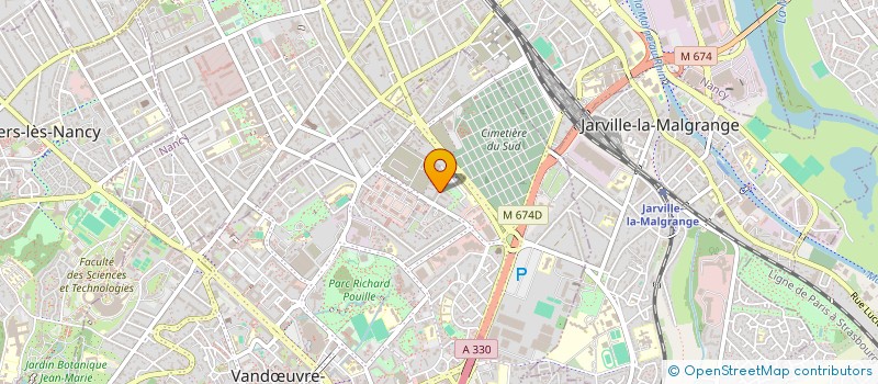 localisation de l'entreprise MONSIEUR TIMOTHEE CHOISEL  VANDUVRE-LES-NANCY