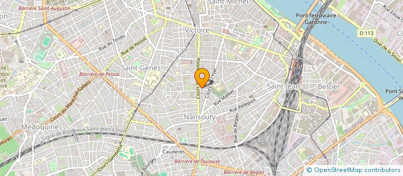 localisation de l'entreprise MONSIEUR TIMOTHEE CLEMENT  BORDEAUX