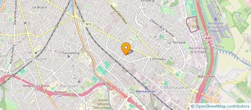 localisation de l'entreprise MONSIEUR TIMOTHEE COLAS  TOULOUSE