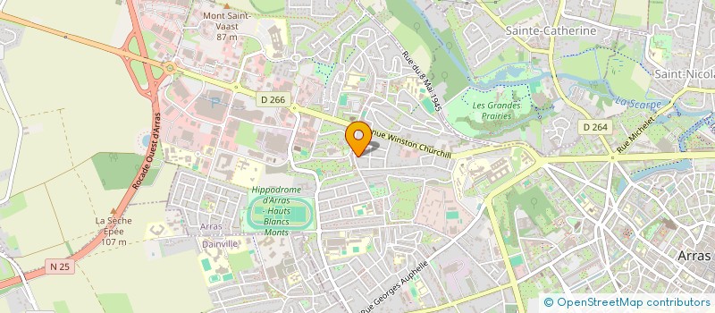 localisation de l'entreprise MONSIEUR TIMOTHEE CONDETTE à ARRAS
