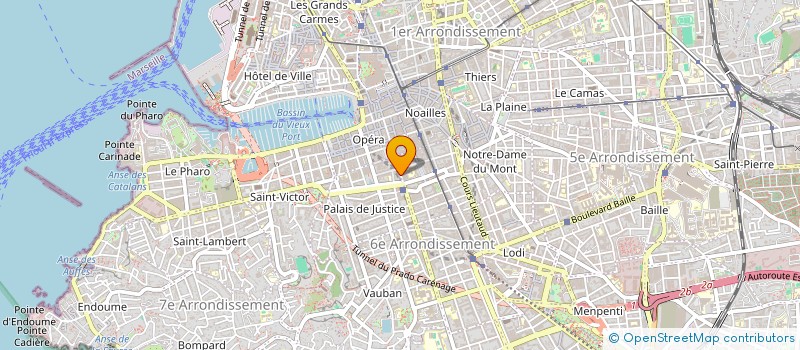 localisation de l'entreprise MONSIEUR TIMOTHEE COUPERY  MARSEILLE