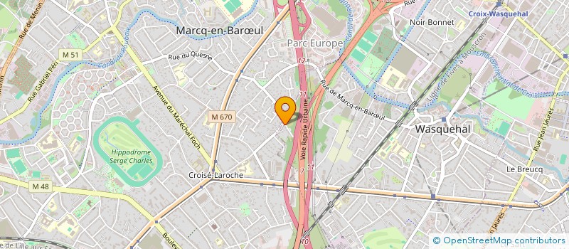 localisation de l'entreprise MONSIEUR TIMOTHEE CRAYE  WASQUEHAL