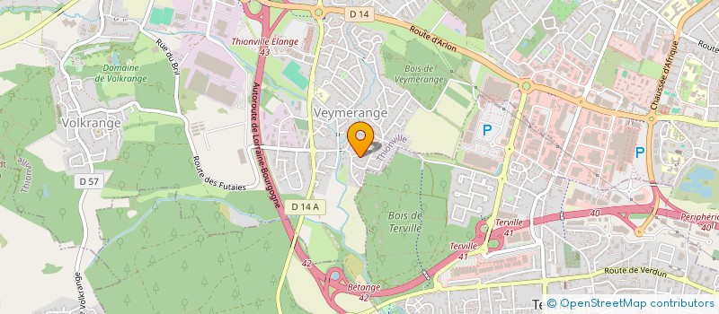 localisation de l'entreprise MONSIEUR TIMOTHEE DE SANTIS  THIONVILLE