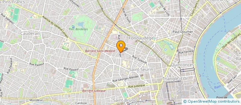 localisation de l'entreprise MONSIEUR TIMOTHEE DECAUDIN  BORDEAUX