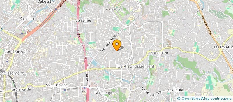 localisation de l'entreprise MONSIEUR TIMOTHEE DELABROUILLE à MARSEILLE 12EME