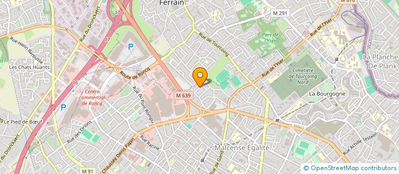 localisation de l'entreprise MONSIEUR TIMOTHEE DELATTRE  TOURCOING