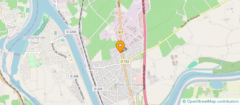 localisation de l'entreprise MONSIEUR TIMOTHEE DUCHAMP  PONT-DE-L'ISERE