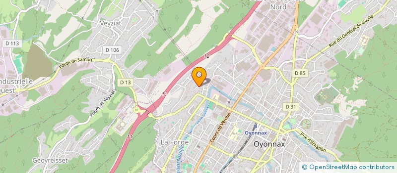 localisation de l'entreprise MONSIEUR TIMOTHEE ESTEVE à OYONNAX