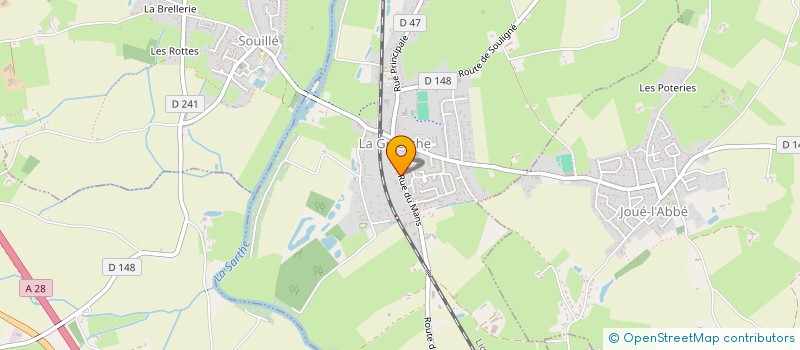 localisation de l'entreprise MONSIEUR TIMOTHEE FAUCHEUX  LA GUIERCHE