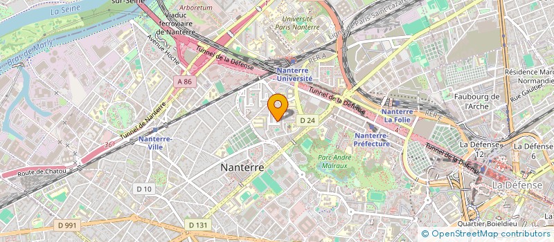 localisation de l'entreprise MONSIEUR TIMOTHEE FELISSAINT  NANTERRE