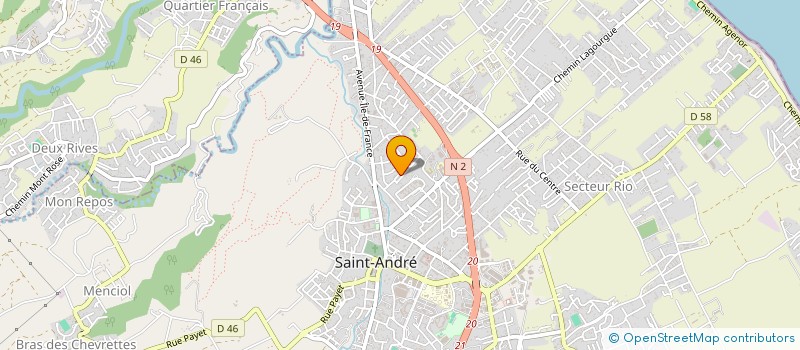 localisation de l'entreprise MONSIEUR TIMOTHEE FETISOI  SAINT-ANDRE