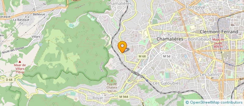 localisation de l'entreprise MONSIEUR TIMOTHEE FOURNOL à CHAMALIERES