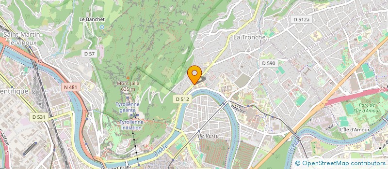 localisation de l'entreprise MONSIEUR TIMOTHEE FRANCOIS  LA TRONCHE