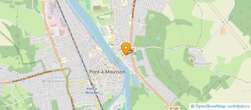 localisation de l'entreprise MONSIEUR TIMOTHEE FREMERY  PONT-A-MOUSSON