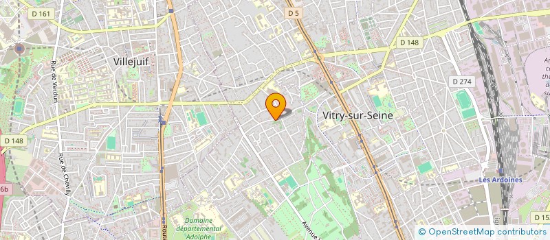 localisation de l'entreprise MONSIEUR TIMOTHEE GALLOY à VITRY-SUR-SEINE