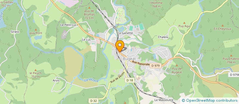 localisation de l'entreprise MONSIEUR TIMOTHEE GRENAILLE  BUGEAT