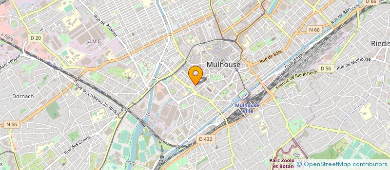 localisation de l'entreprise MONSIEUR TIMOTHEE GROS  MULHOUSE