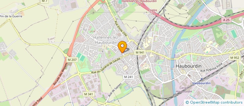 localisation de l'entreprise MONSIEUR TIMOTHEE GUIGON  HALLENNES-LEZ-HAUBOURDIN