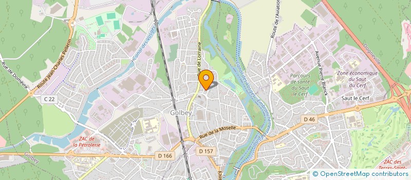 localisation de l'entreprise MONSIEUR TIMOTHEE HAXAIRE  GOLBEY