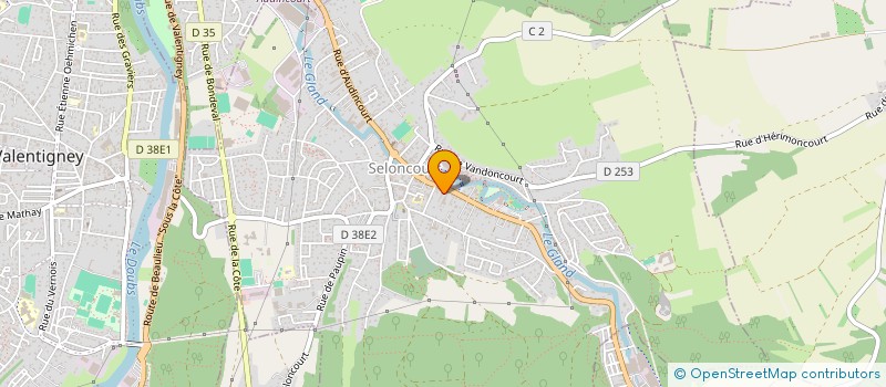 localisation de l'entreprise MONSIEUR TIMOTHEE HENRY  SELONCOURT