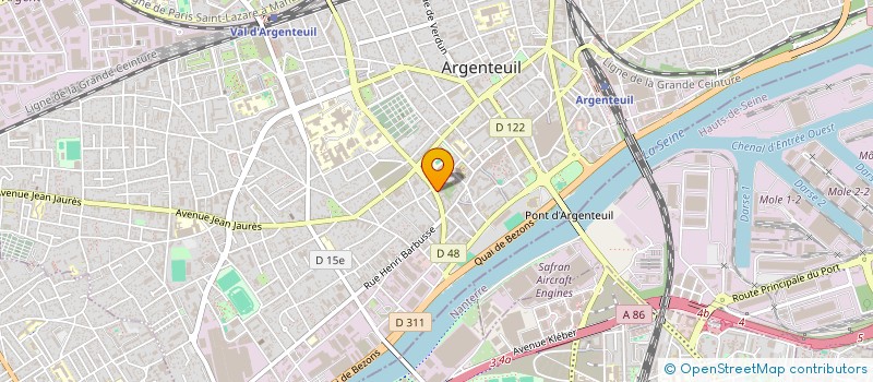 localisation de l'entreprise MONSIEUR TIMOTHEE HOFFMANN  ARGENTEUIL