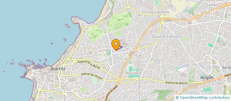 localisation de l'entreprise MONSIEUR TIMOTHEE HUGUET à BIARRITZ