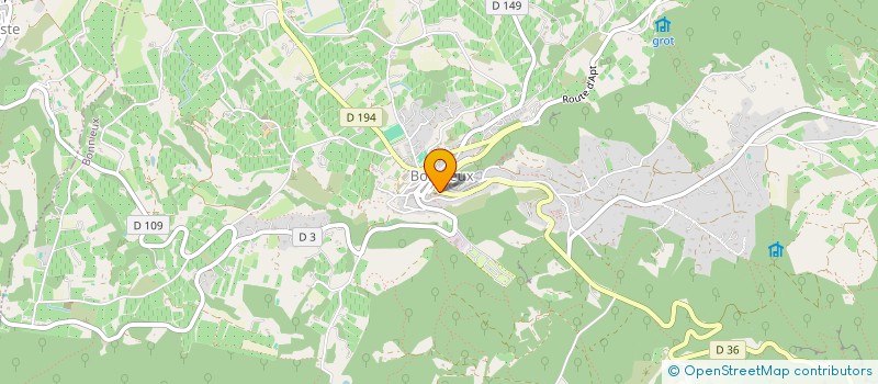 localisation de l'entreprise MONSIEUR TIMOTHEE HUMBERT à BONNIEUX