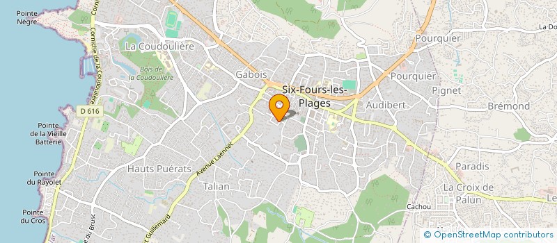 localisation de l'entreprise MONSIEUR TIMOTHEE JOHNSTONE à SIX-FOURS-LES-PLAGES