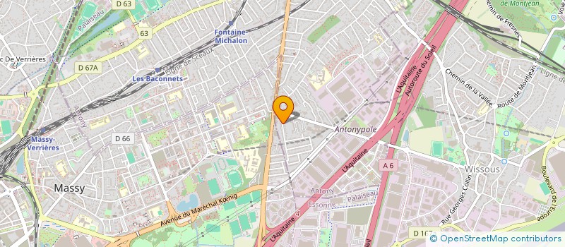 localisation de l'entreprise MONSIEUR TIMOTHEE KECK  ANTONY