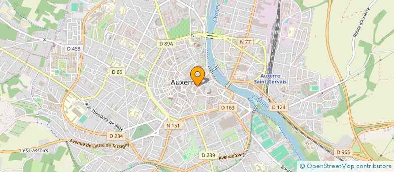 localisation de l'entreprise MONSIEUR TIMOTHEE KIMUETI à AUXERRE