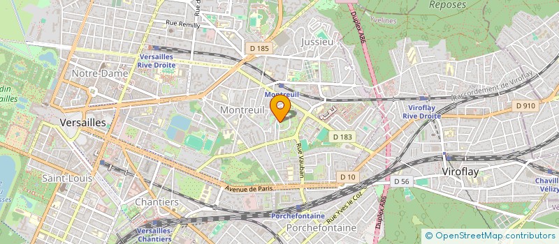 localisation de l'entreprise MONSIEUR TIMOTHEE LE QUESNE à VERSAILLES