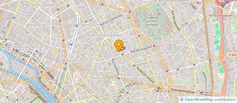 localisation de l'entreprise MONSIEUR TIMOTHEE LE VERT  PARIS