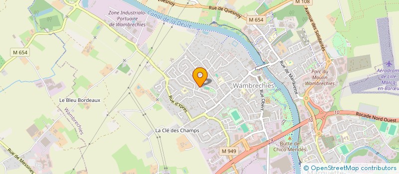 localisation de l'entreprise MONSIEUR TIMOTHEE LEPLA  WAMBRECHIES