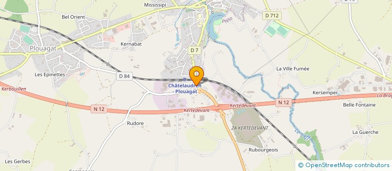 localisation de l'entreprise MONSIEUR TIMOTHEE LORGUILLOUS  CHATELAUDREN-PLOUAGAT