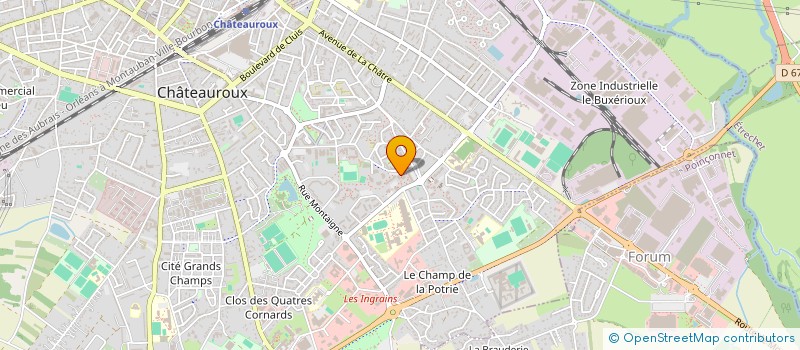 localisation de l'entreprise MONSIEUR TIMOTHEE MARIAN à CHATEAUROUX