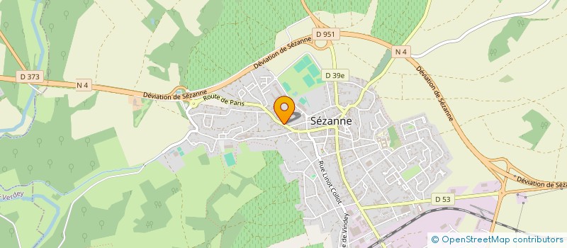 localisation de l'entreprise MONSIEUR TIMOTHEE MARTIN  SEZANNE