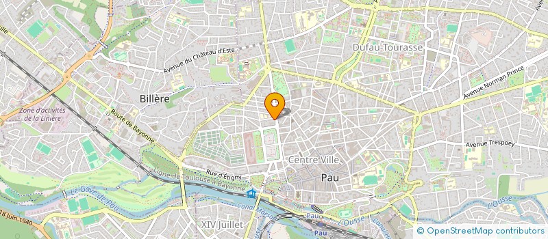 localisation de l'entreprise MONSIEUR TIMOTHEE MARTINEZ à PAU